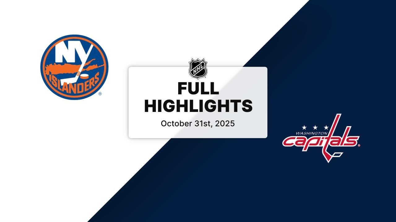 NHL Highlights | Islanders vs. Capitals | October 31, 2025