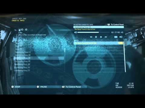 MGSV: TPP - Cassette Tape Recording - Questioning Huey #1-7 (The Phantom Pain)