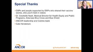 Webinar Recording: Reducing Vaccine Hesitancy Among DSPs