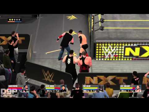 WWE2K16 My Career Mode pt25 - Chasing the NXT Title: Owens/Balor/Swagger/ME 4-Way