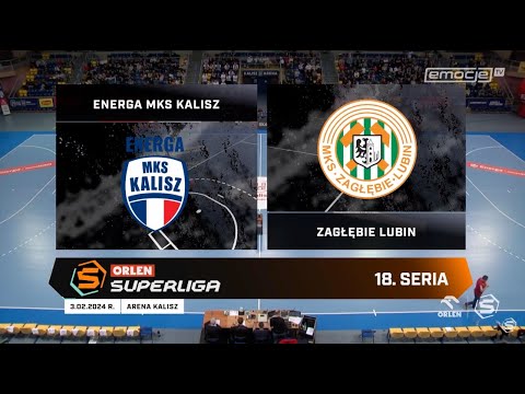 18. seria Energa MKS Kalisz - Zagłębie Lubin SKRÓT