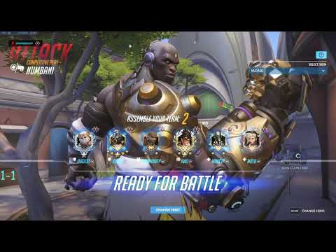 Overwatch Rank 1 Doomfist Pro Dannedd Showing His Punching Skills