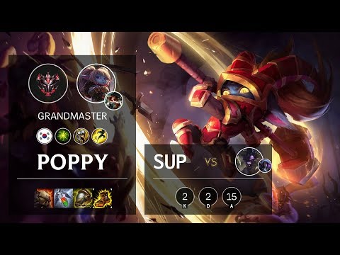 Poppy Support vs Alistar - KR Grandmaster Patch 10.7