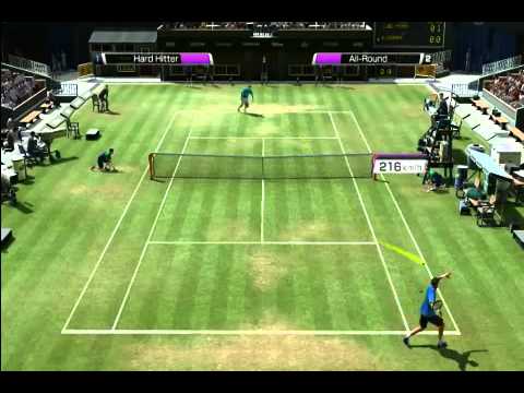 Juan Martin Del Potro - Roger Federer (6-0, 6-0, 6-1) Virtua Tennis 4 Part 2