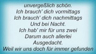 Rex Gildo - Keine Macht Auf Erden Lyrics