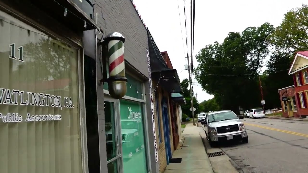 Downtown Yanceyville, North Carolina - Abandoned houses, old jailhouse and other historic relics