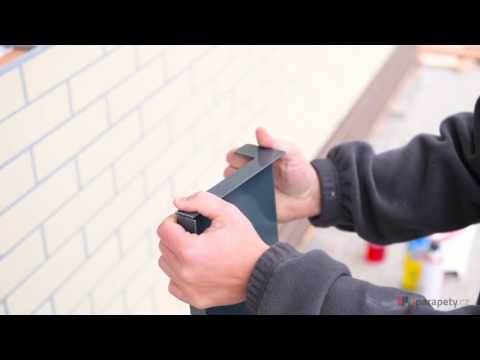 Montáž venkovních parapetů - návod - iParapety.cz