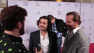 Rocky Ramsey and Bobby C. King at Catalina Film Fest 2018 Red Carpet - Miscreant (2018) Short Film video