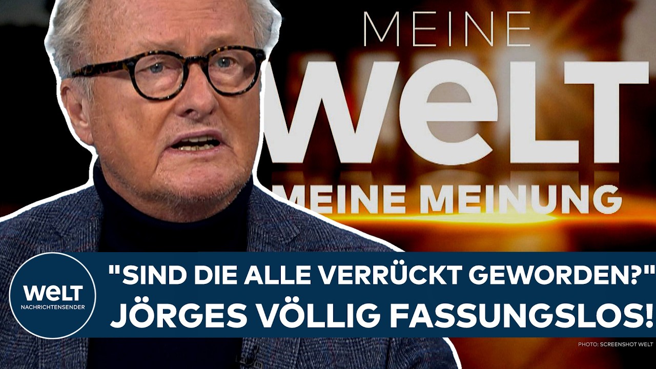 HANS-ULRICH JÖRGES: "Das ist völlig inakzeptabel!" - Meine Welt - Meine Meinung!