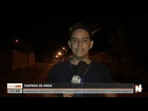 HOMENS ENTRAM EM ESTABELECIMENTO EM CHAPADA DE AREIA E ROUBAM CELULARES- POVO NA TV- 08-11-23