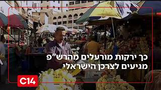 ישר לצלחת של כולנו: כך ירקות מורעלים מהרש"פ מגיעים לצרכן הישראלי (חדשות ערוץ 14) - התמונה מוצגת ישירות מתוך אתר האינטרנט יוטיוב. זכויות היוצרים בתמונה שייכות ליוצרה. קישור קרדיט למקור התוכן נמצא בתוך דף הסרטון