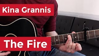 Kina Grannis - The Fire (Guitar Lesson) by Shawn Parrotte