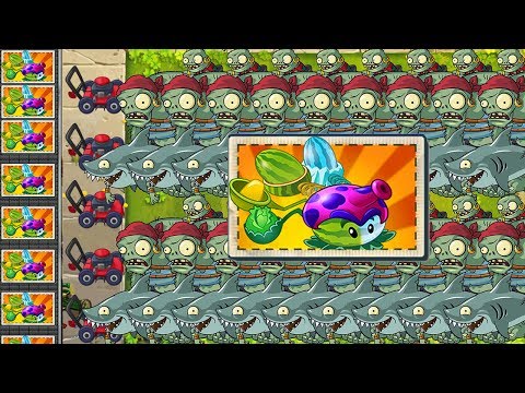 EVERY PLANT MAX LEVEL POWER-UP vs GARGANTUAR FIGHT! in Plants vs Zombies 2