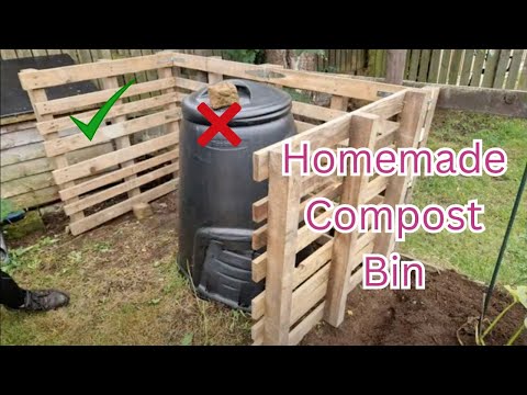 Cheap homemade hot compost bin #thenodiggardener #compostbin
