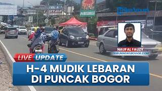 Kondisi Jalur Puncak H-4 Lebaran, Arus Lalu Lintas Sudah Mulai Dipadati Kendaraan Pemudik