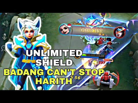 HARITH OFFLANE BUILD UNLIMITED SHIELD🔥 | MUST WATCH!!!😱  | HARITH GAMEPLAY | SOLO RANK - MLBB