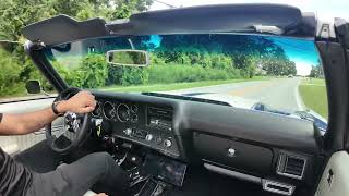 1970 Chevrolet Chevelle Malibu Convertible Resto Mod Test Drive