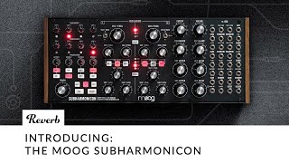 Video thumbnail for The Moog Subharmonicon Semi-Modular Polyrhythmic Synthesizer by Reverb
