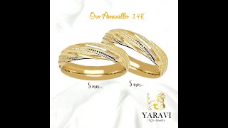 Argollas de Matrimonio Comfort 5mm Oro Amarillo 14k