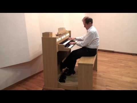 "Étude Op. 10 No. 3, in E major by F. Chopin" with theater organ sounds