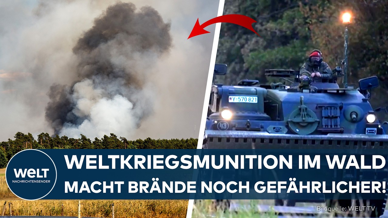 HÜRTGENWALD BRENNТ: Explosionen erschüttern Wald! Weltkriegsmunition erschwert Kampf gegen Flammen!