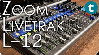 Video thumbnail for Zoom Livetrak L-12 | First Look by Thomann's Guitars & Basses