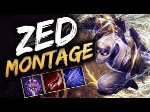 S11 ZED MONTAGE - BEST ZED PLAYS 2021 - BrokenWristt