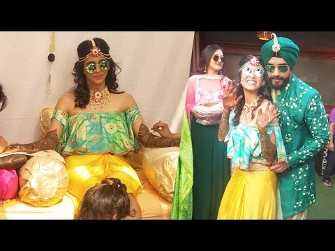 Kishwer Merchant And Suyyash Rai Look Adorable Together At Their Mehendi Ceremony!