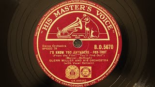Music video thumbnail preview for Glenn Miller and His Orchestra - I'd Know You Anywhere by Glenn Miller