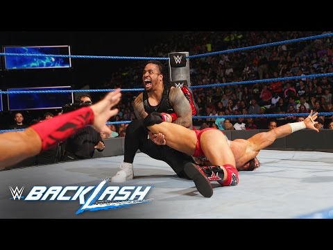 Jey Uso destroys Zack Ryder's knee with a brutal chop block: Backlash 2016 on WWE Network