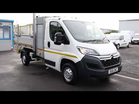 DG16 GWZ 2016 (16) CITROEN RELAY 35 EURO 5 130BHP, 6 SPEED L2 MWB TOOLBOX 8'6" ALLOY TIPPER
