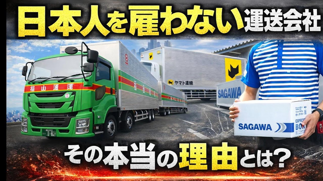 日本人を雇わない運送会社が急増…その本当の理由とは？#物流 #運送業 #ドライバー不足 #外国人ドライバー #人手不足