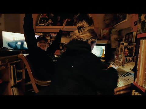 Logic and his wife Brittney make a beat