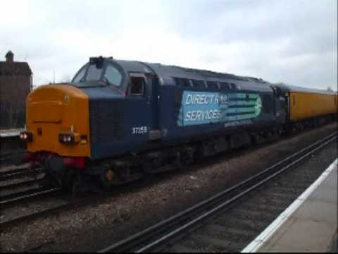 37069 + 37259 THRASH Through Paddock Wood & Tonbridge On 18 & 19th Febuary 2010