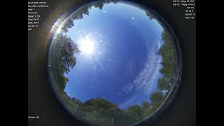 All sky camera capture from Poiana Rusca Mountains, Romania 2025-08-28