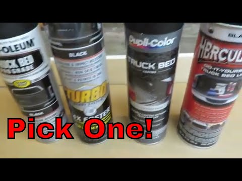 Spray on Bedliner Rust-Oleum Herculiner & Dupli-Color