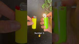 Top 3 worst ways to use a lighter 😱🔥