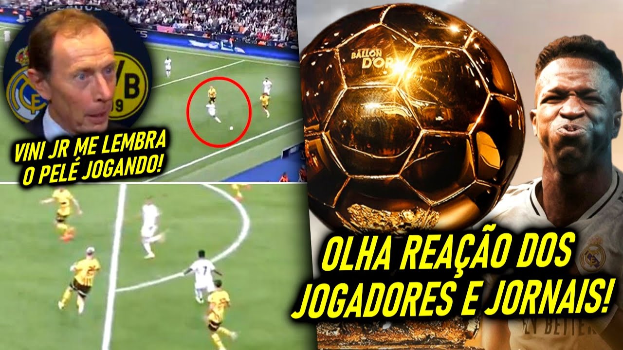 VINI JR CHOCA MUNDO do FUTEBOL com ATUAÇÃO!   OLHA REAÇÃO dos JOGADORES E JORNAIS com ELE!