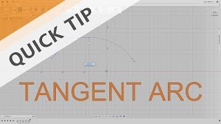 QUICK TIP: Tangent Arc Sketch Shortcut