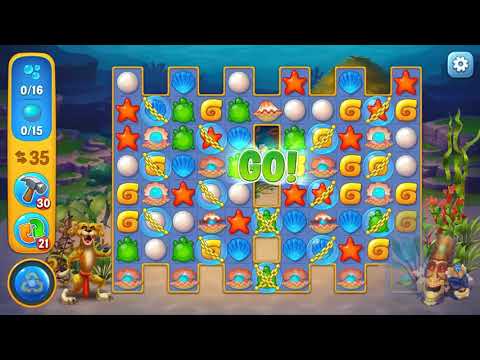 Fishdom level 1088 Gameplay (iOS Android)