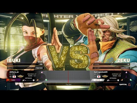 Ebihara (Ibuki) vs hydrogenium23 (Zeku)：えびはら（いぶき）vs hydrogenium23（是空）