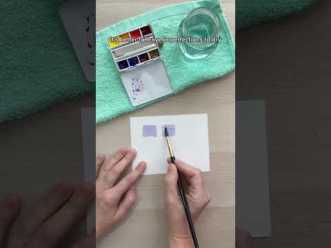 3 Pro Tips to Avoid Streaks & Blooms in Watercolour