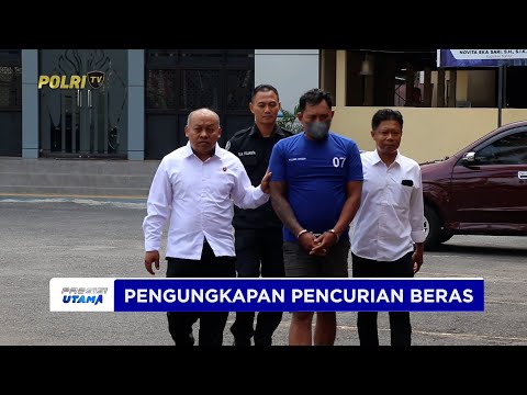 POLRES BANTUL UNGKAP KASUS PENCURIAN BERAS