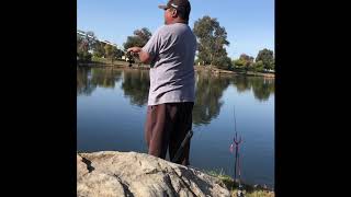 preview picture of video 'Trout Fishing At Lake Camanche 2018'