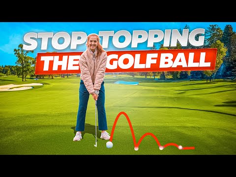 STOP Topping The Golf Ball - Easy Golf Lesson