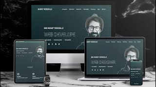 Html ve Css Kullanarak Responsive Kişisel Portfolio Web Sitesi Yapımı 