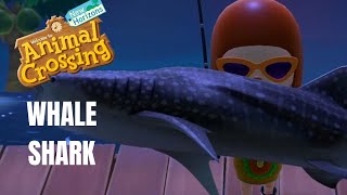 Animal Crossing: New Horizons: How To Catch A WHALE SHARK (Bells, Time, Location)