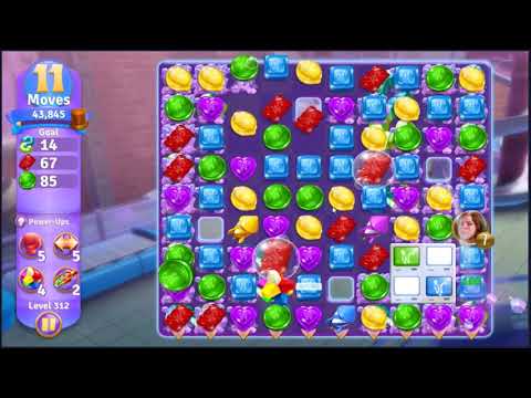 Wonka's World of Candy Level 312 - NO BOOSTERS + FULL STORY 🍫 | SKILLGAMING ✔️