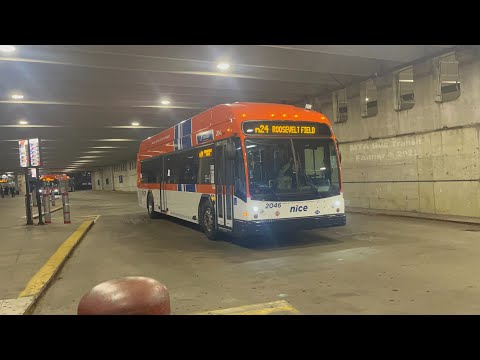 NICE Bus EXCLUSIVE: 2021 Gillig BRT+ CNG 2046 n24!
