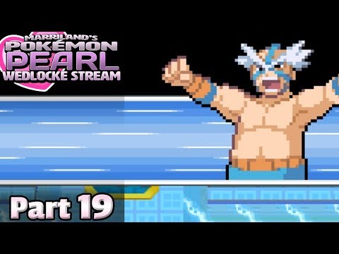 Pokémon Pearl Wedlocke Stream, Part 19 • VS. CRASHER WAKE • Feb. 24, 2018 • STREAM ARCHIVE